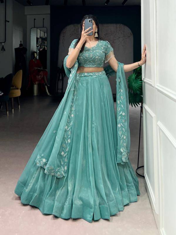 LNB 1444 SBL Gold Coin Lehenga choli wholesale market in Mumbai